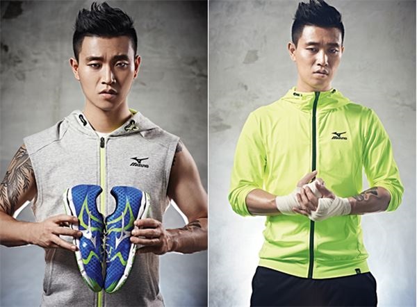 Gary 代言運動品牌 Mizuno 2